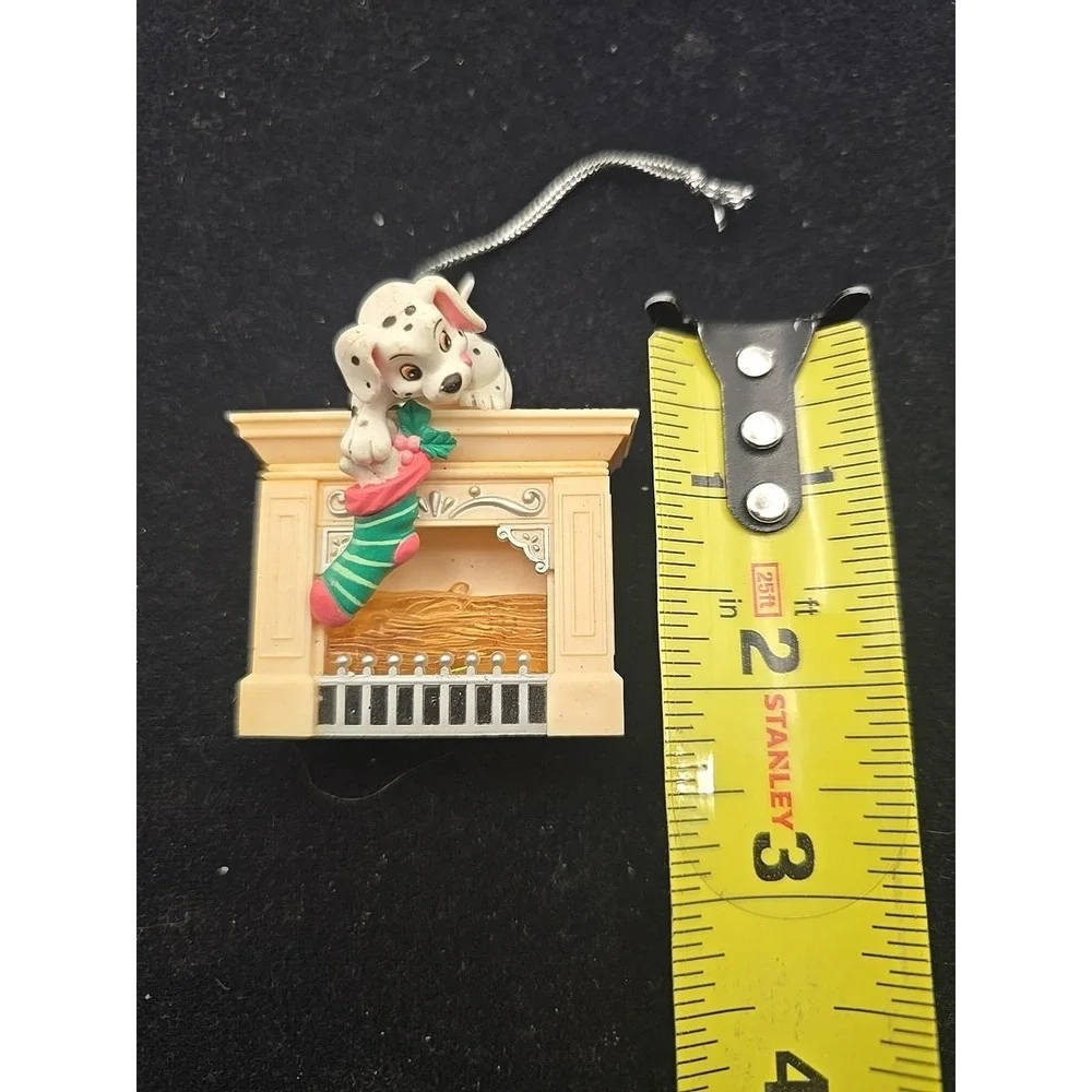 101‎ Dalmatians Puppy on Hearth Christmas Ornament 1990s Enesco